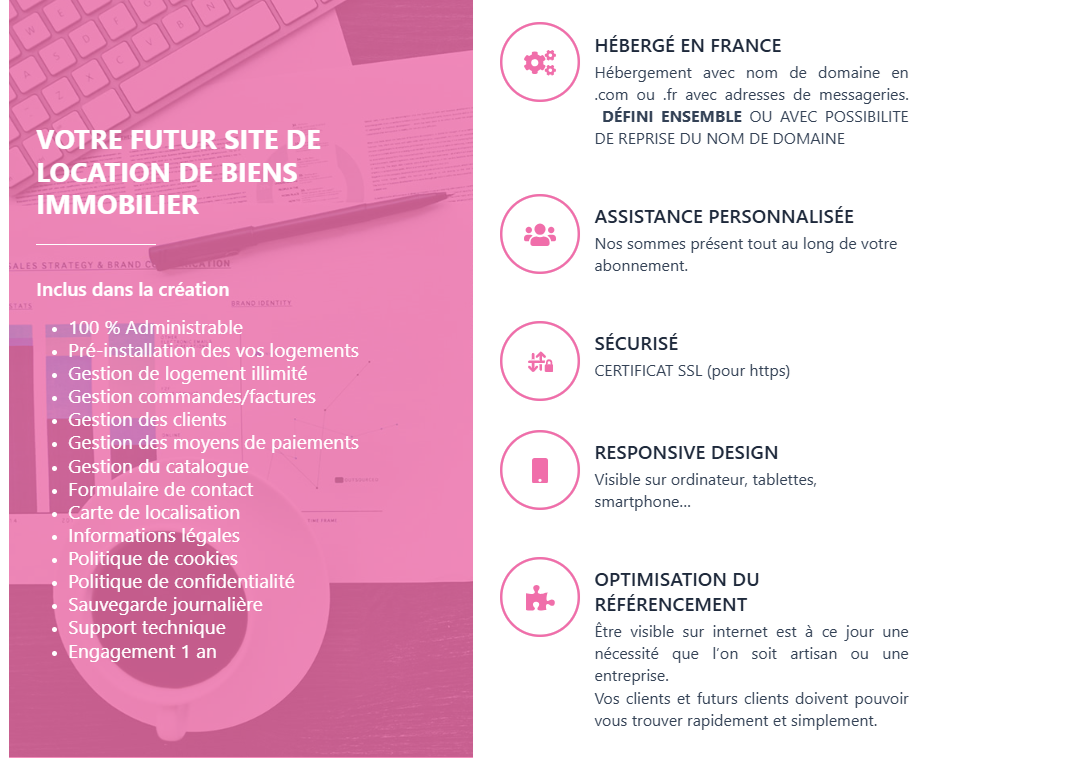 Site location biens immobilier